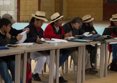 Reunión con Ministerios y Gabinete de Pueblos Indígenas.