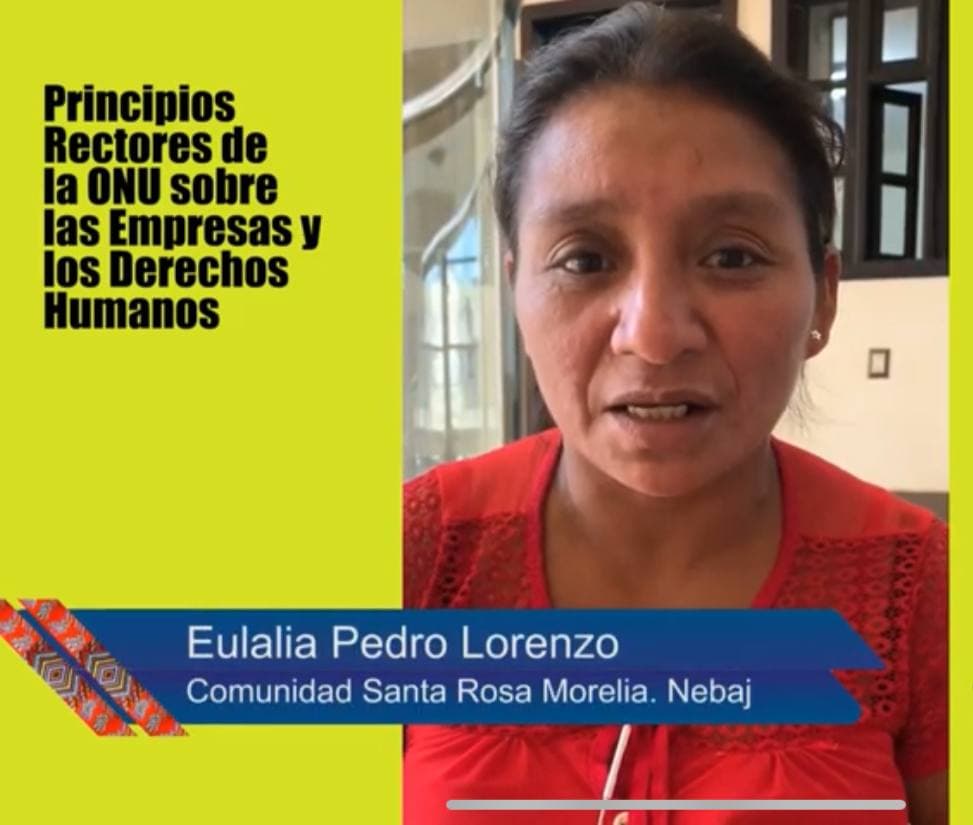 Las empresas deben informar a las comunidades y autoridades comunitarias sobre sus actividades